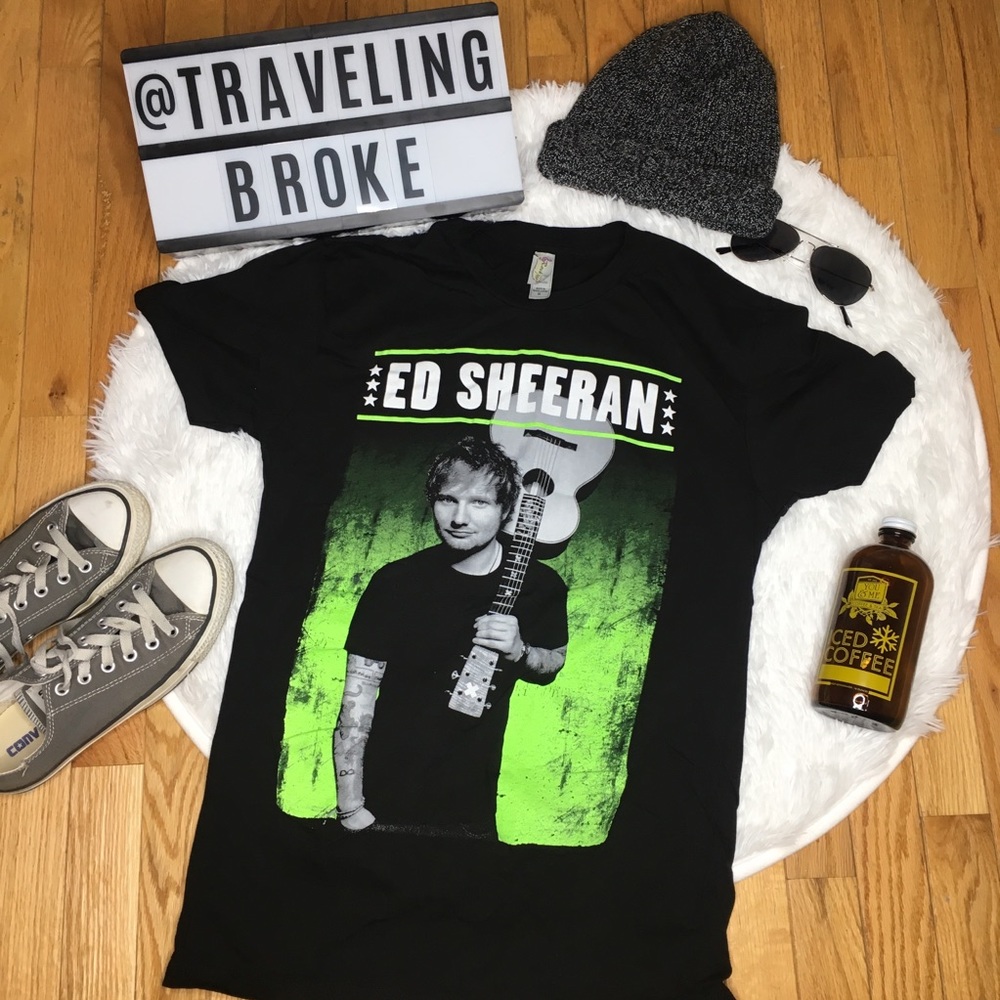 🎸 Ed Sheeran Concert / Tour Tee Unisex M
